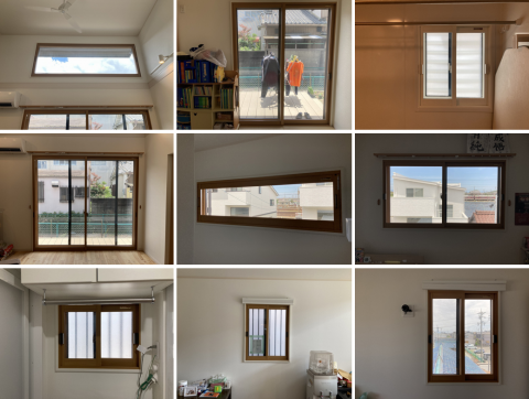先進的窓リノベを活用して、ほとんどの部屋の窓（合計15窓）に内窓を設置しました☆